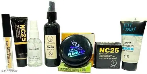 HD Waterproof Makeup Kit Combo For Women & Girls (Set of 7)