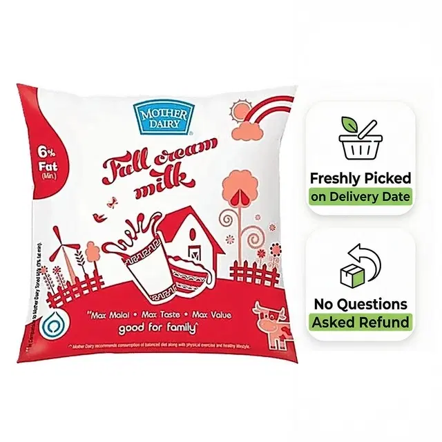 Mother Dairy Full Cream Milk 500 ml