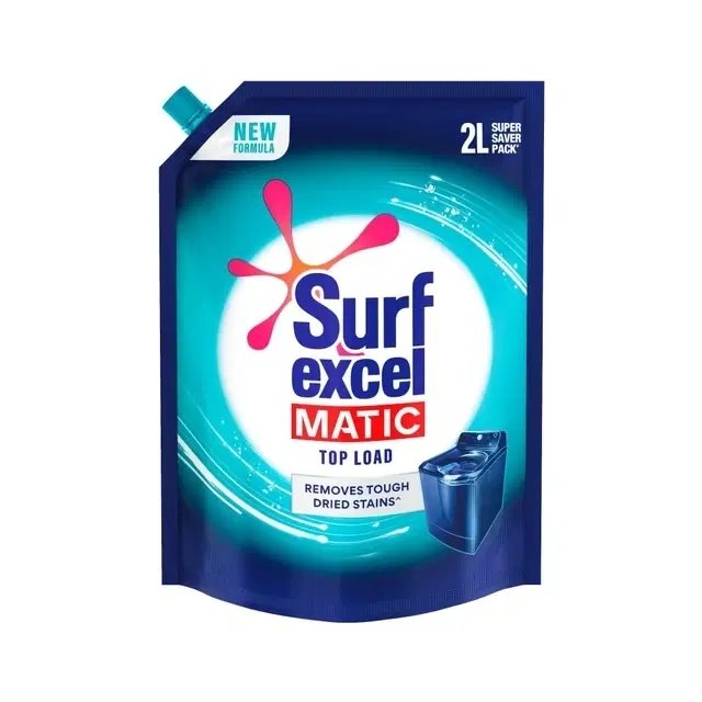 Surf Excel Matic Liquid Detergent Top Load 2 L (Pouch)