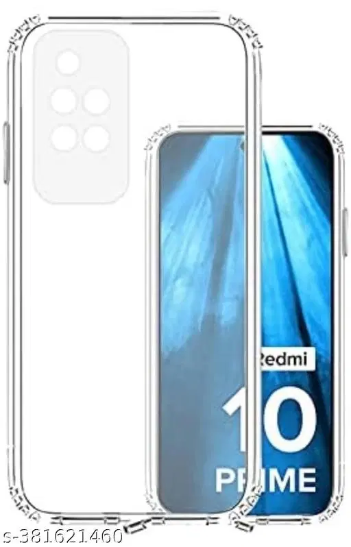 Silicone Mobile Cover for REDMI 10 Prime, Multicolor