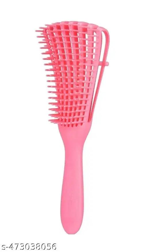Detangler Hair Detangler Brush – Wet or Dry Hair Detangling Brush and Comb For Curly hair (Pink)