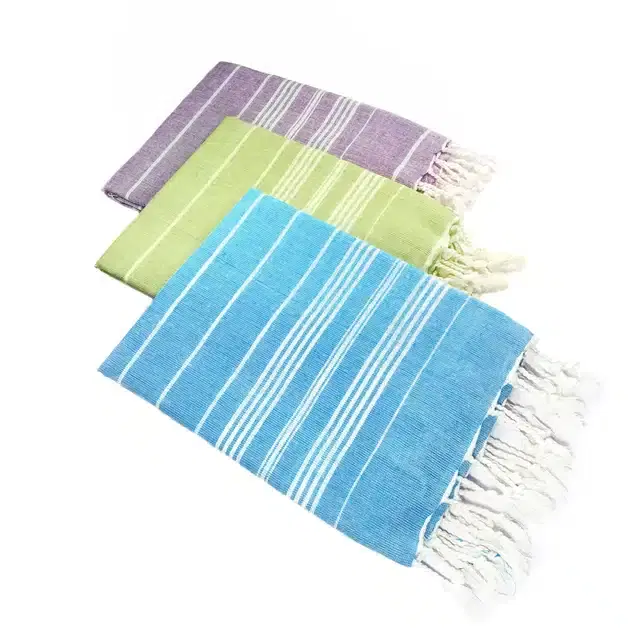 Beach & Bath Towel, Pack of 3, Multicolor, 80x170 cm