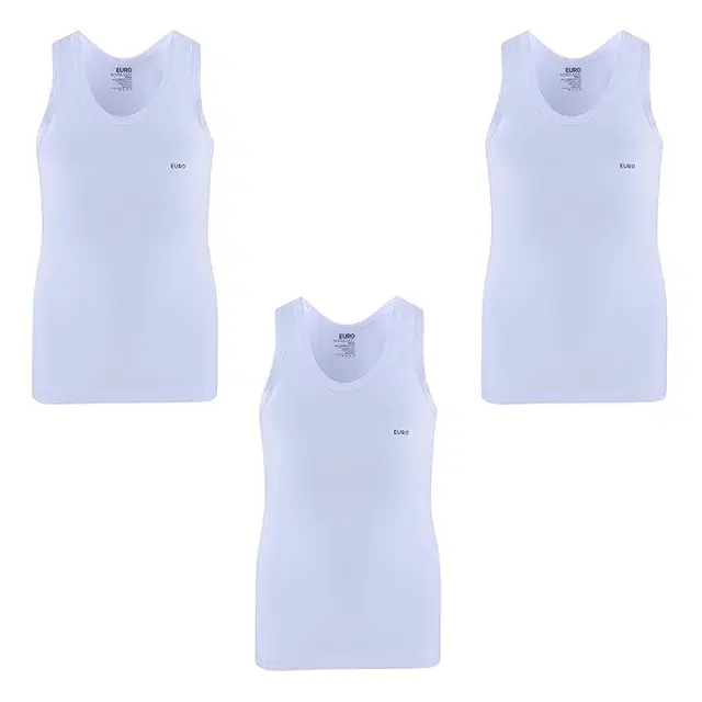 Rupa Euro Jr. Micra Vests for Kids Pack of 1, White (65 cm)