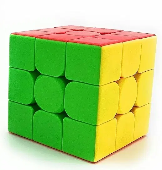 Plastic Rubik Cube, Multicolor