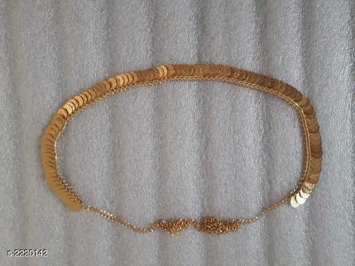 Trendy Kamarband for Women (Gold, Free Size)