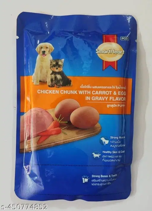 SmartHeart Gravy Chicken Chunk with Carrot & Egg 80gm