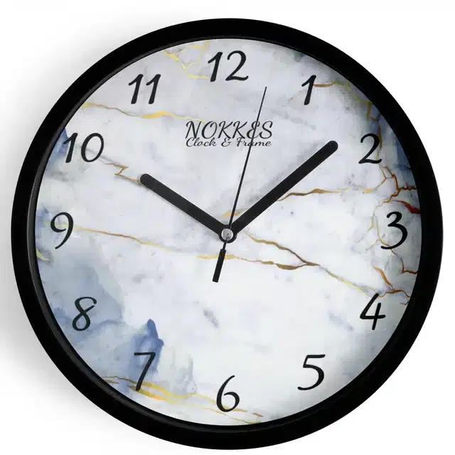 Plastic Printed Wall Clock, Multicolor, 7 Inches