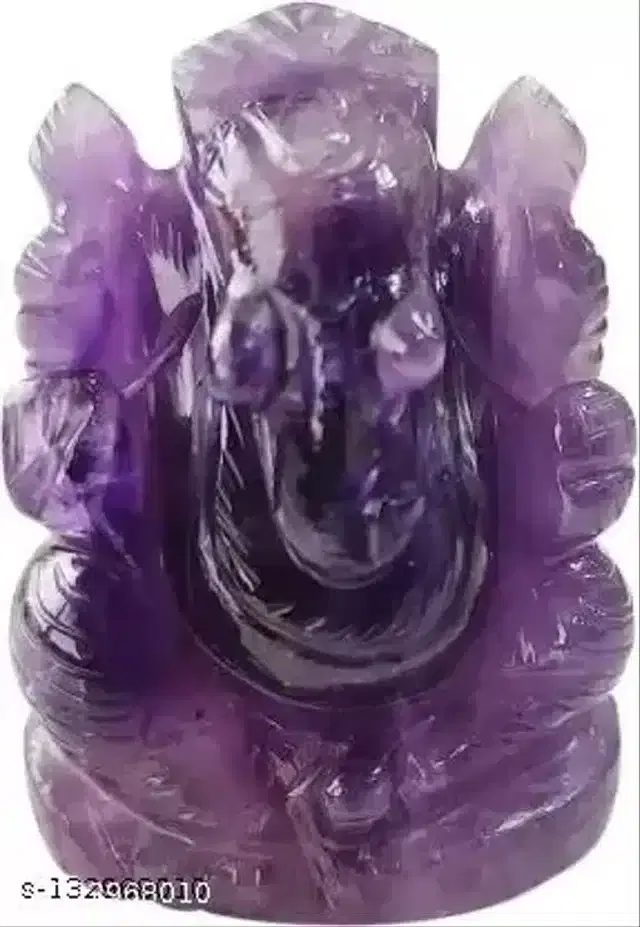 Stone Lord Ganesh Showpiece, Purple