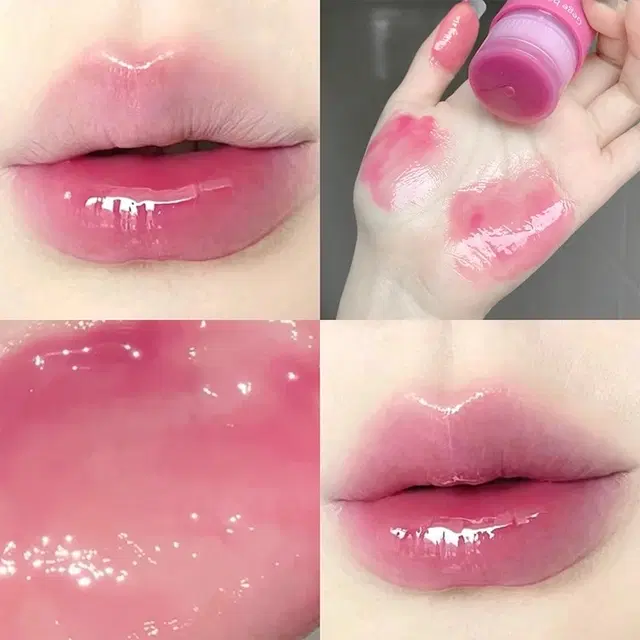 Gege Bear Translucent Essence Moisturizing Longlasting Korean Lip Balm, Multicolor