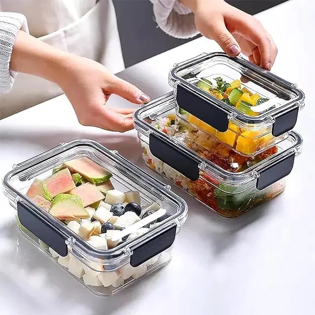 Store N Lock PET Container Set of 3, 2500ml (Assorted Colour)