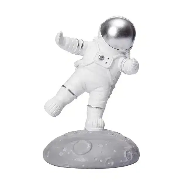 Exclusive Astronaut Mobile Stand for Table & All Smartphones, White
