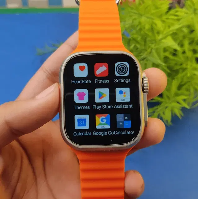 Silicone Strap S8 Ultra Smart Watch, Orange