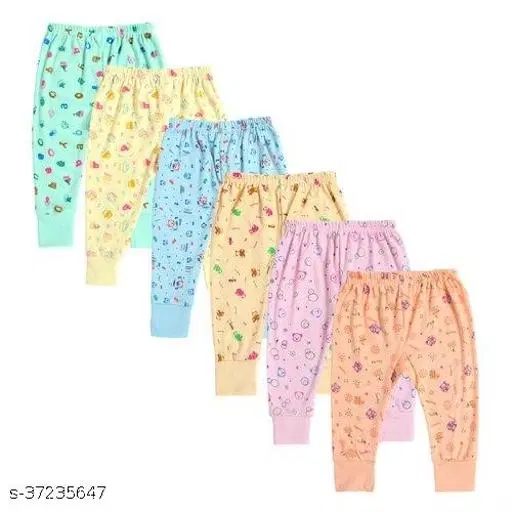 Cotton Pyjamas for Kids, Pack of 6 (Multicolor, 9-12 Months)