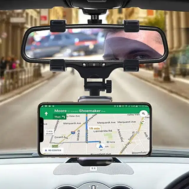 Adjustable Mobile Car Mount, Black