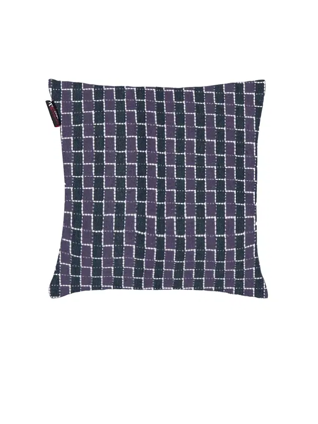 Cotton Cushion Cover, Blue, 16x16 inches