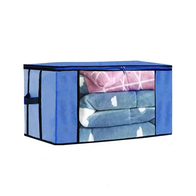 Non-woven Blanket Cover , Blue ,(Pack Of 1)