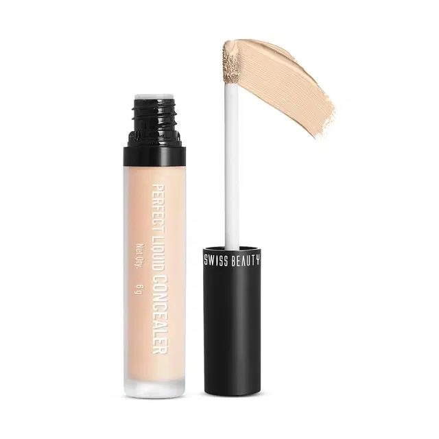 Swiss Beauty Liquid Light Weight Concealer With Full Coverage, Shade- Medium Beige, 6 g