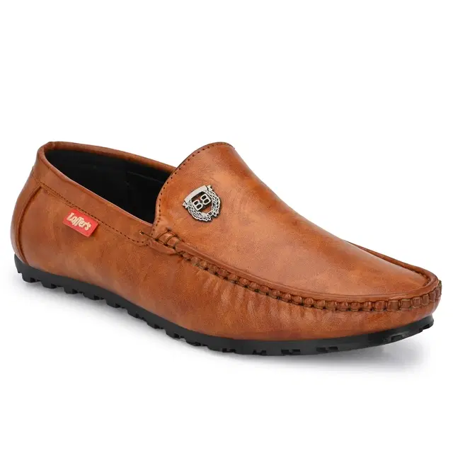 Loafers for Men (Tan, 6)