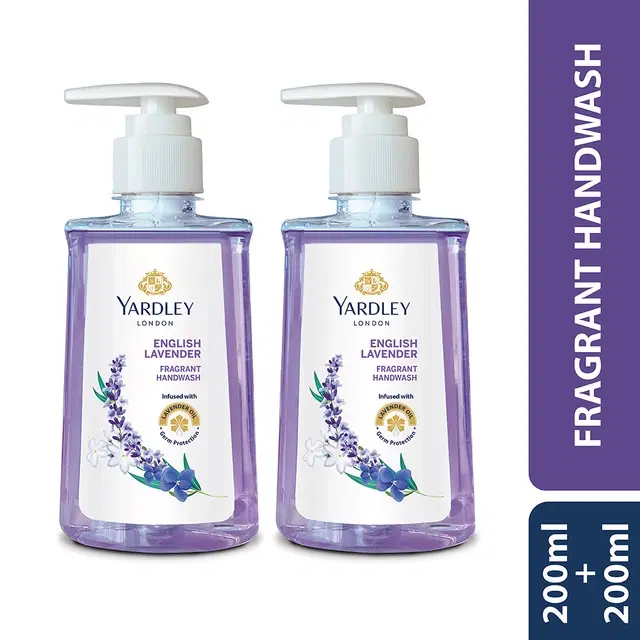 Yardley London English Lavender Fragrant Handwash 2X200 ml