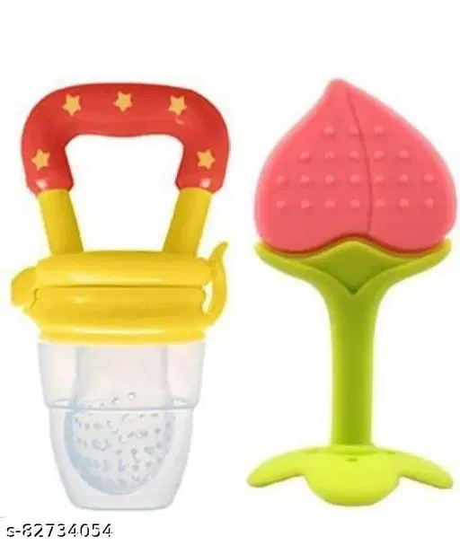 Fruit Feeder And Silicone Teether Pack Of 2