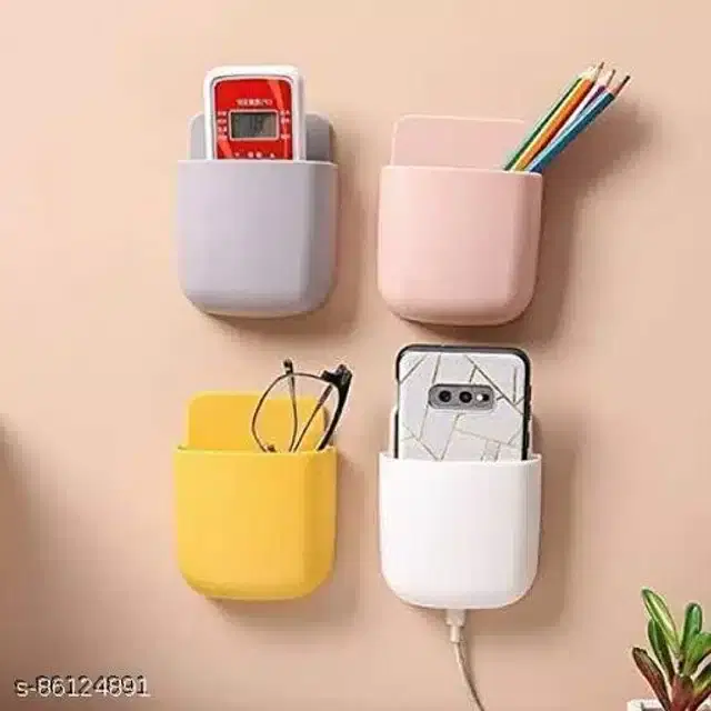 Plastic Mobile Holder, Multicolor, Pack of 4