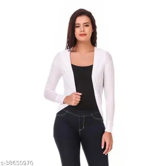 Shrugs for Women (White, S)
