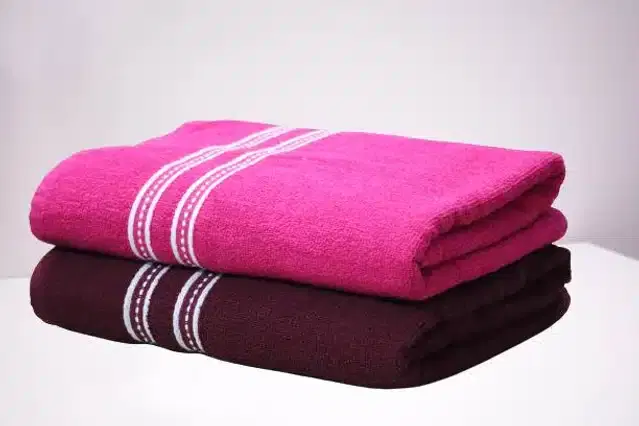 Bath Towel, 27x54 inches, Pack of 2, Multicolor