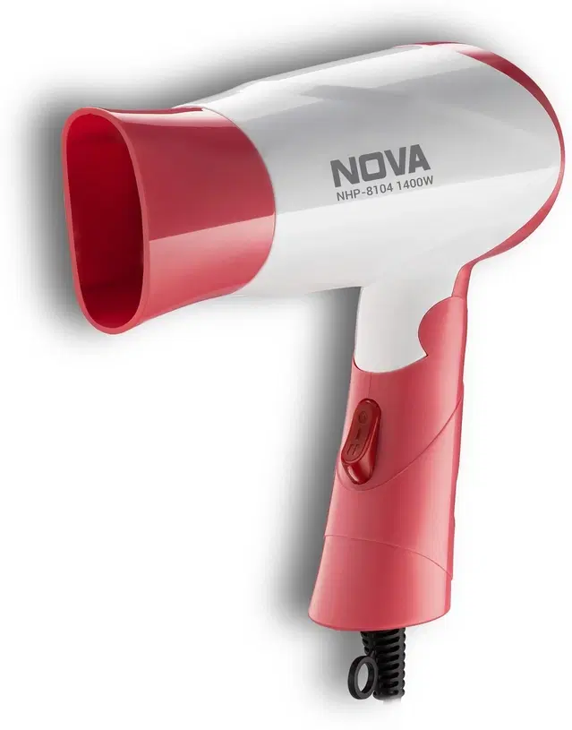 NOVA NHP 8104 Hair Dryer  (1400 W, Pink, White)