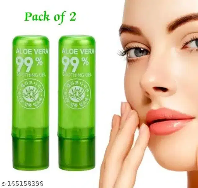 ADS Aloevera Lip Balm, Pack of 2