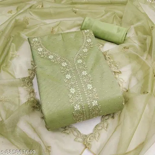 Net Punjabi/All Over Suits for Women (5.85 meter (S)