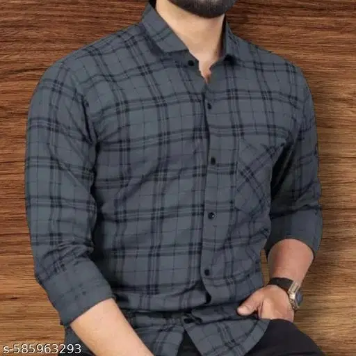 Cotton Blend Checked Shirt for Men, Suri (XXL) Pack of 1