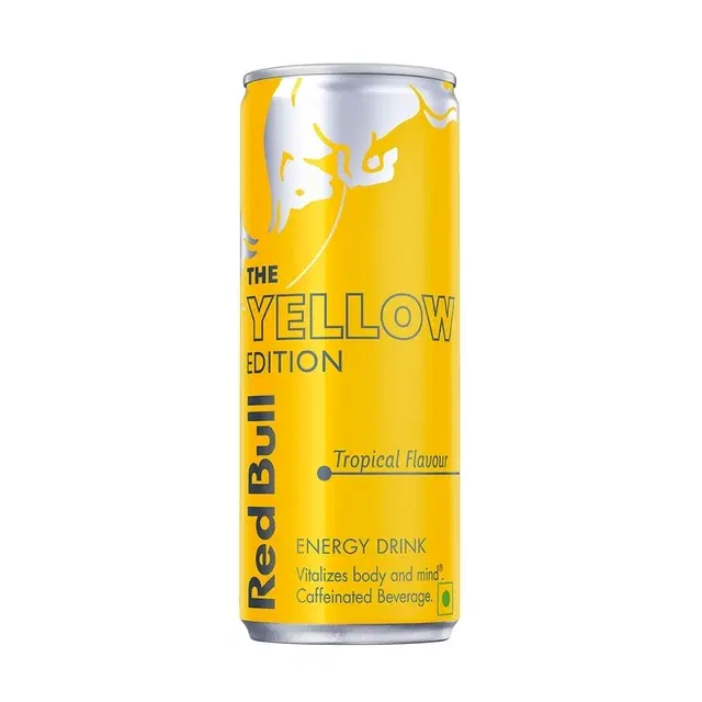 Red Bull Yellow Edition Tropical Flavour Energy Drink 250 ml (Can)