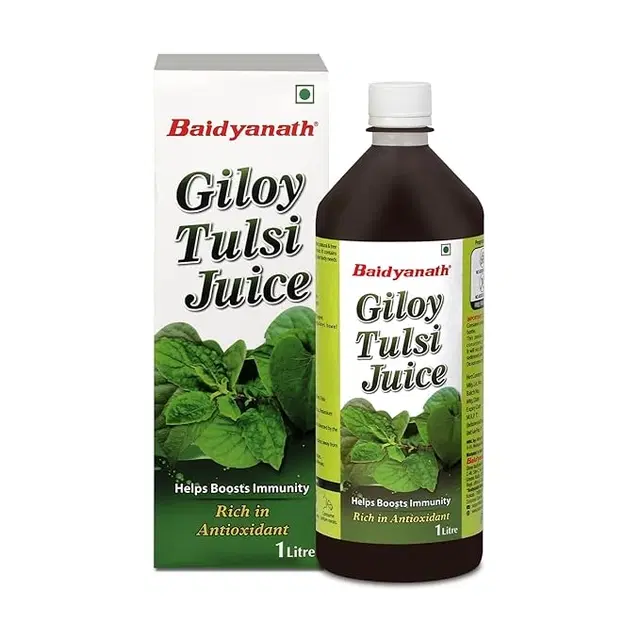 Giloy Tulsi Juice (1 L, Pack of 1)