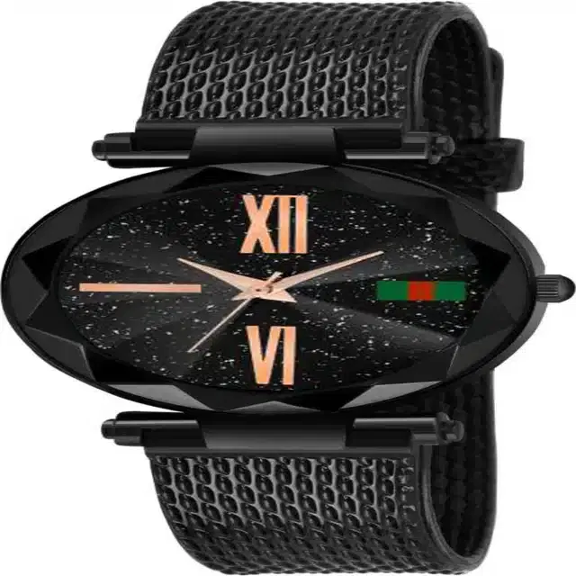 Women's Analog Watches, Pack of 1 (Black)