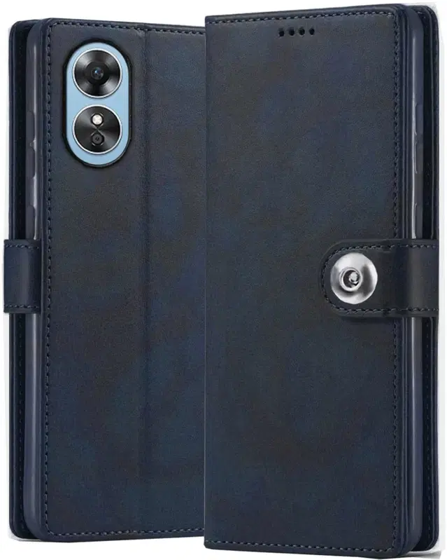 Flip Mobile Cover for OPPO A17, Multicolor
