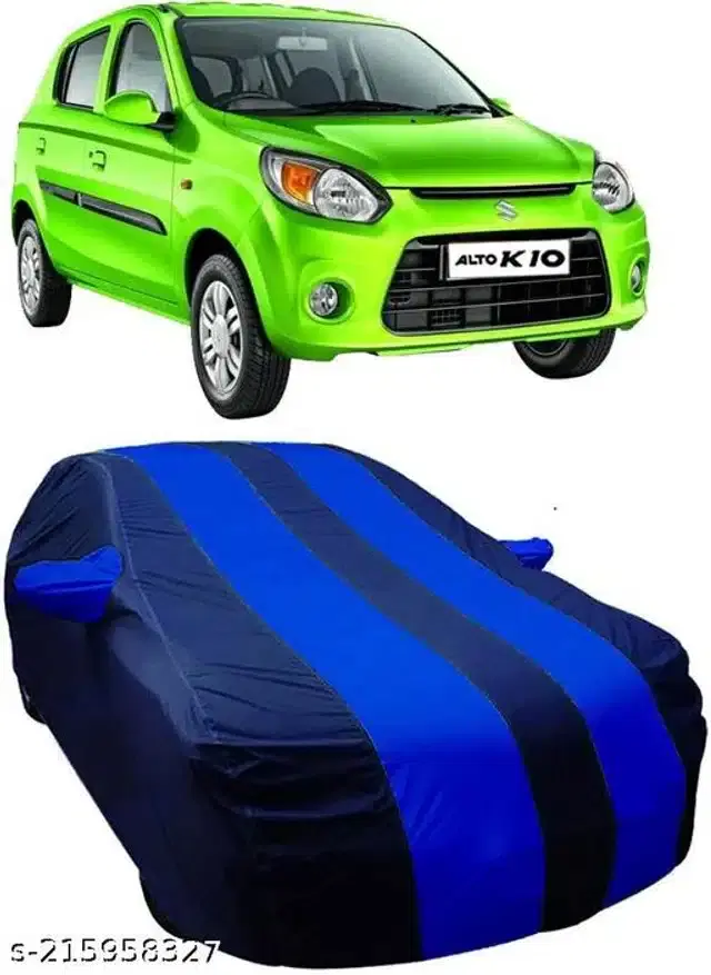 Taffeta Waterproof Car Cover for Maruti Suzuki Alto K10, Multicolor