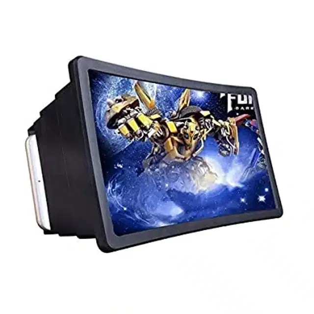 Mobile Phone Screen Expander Suitable for All Smartphones, Black