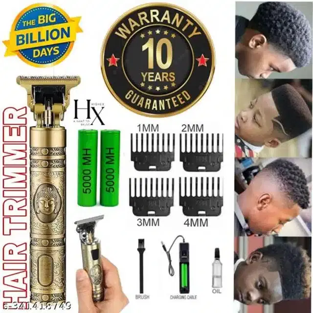 Buddha Style Trimmer for Men, Golden