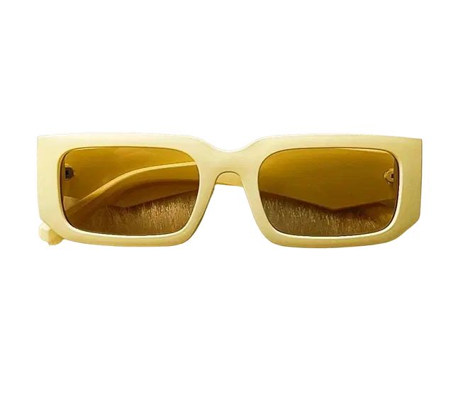 UV Protected Stylish Sunglass for Women (Yellow)
