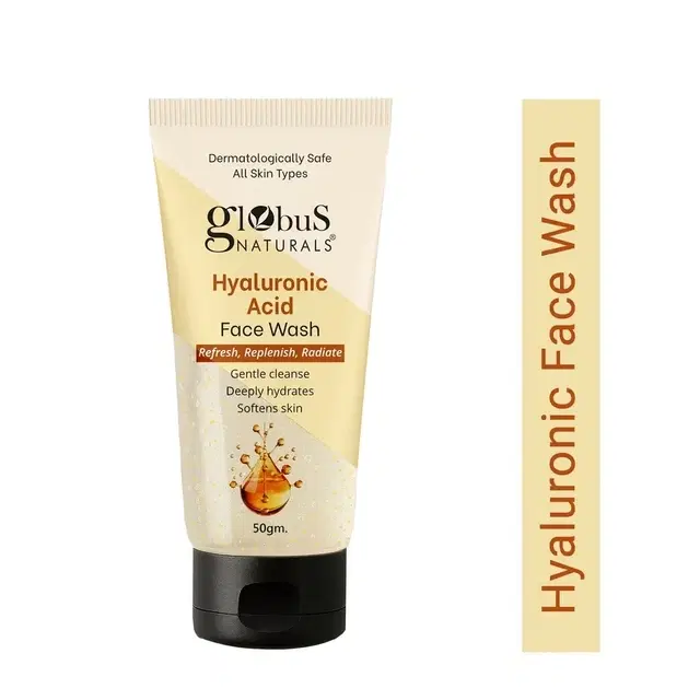 Globus Naturals Hyaluronic Acid Face Wash 50 g