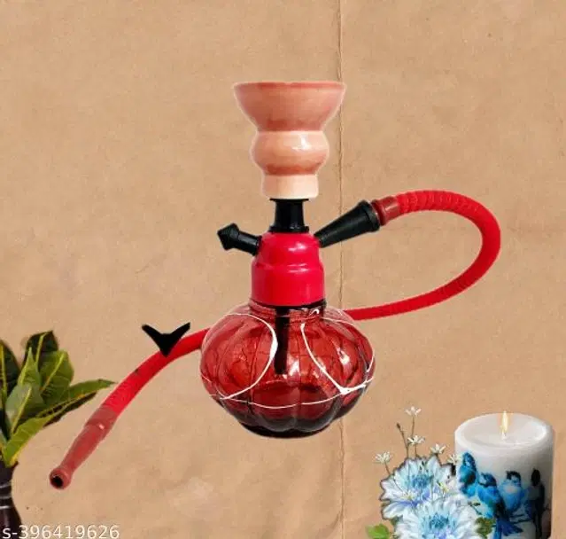 Aluminium Flavour Hookah Pot, Red