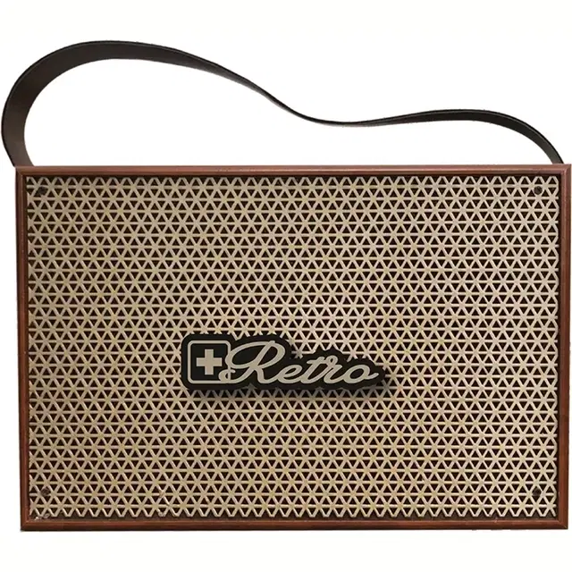 SWISS MILITARY RETRO CLASSIC 10 W Bluetooth Party Speaker (Brown)