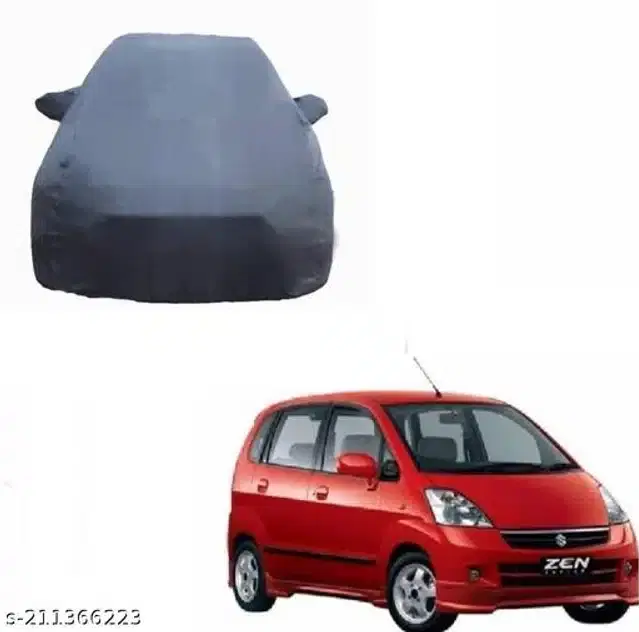 Taffeta Waterproof Car Cover for Maruti Suzuki Zen Estilo, Multicolor