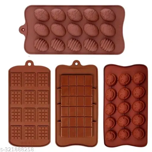 Silicone Baking MoaldS,  (Multicolor)