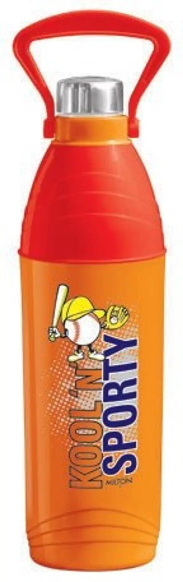 Milton Plastic Insulated Water Bottles, Orange, 1800 ml