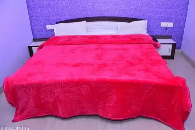 Microfiber Double Bed Blanket, Multicolor