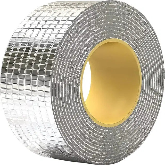Aluminium Single Sided Self Adhesive Tape, Silver, 5 m