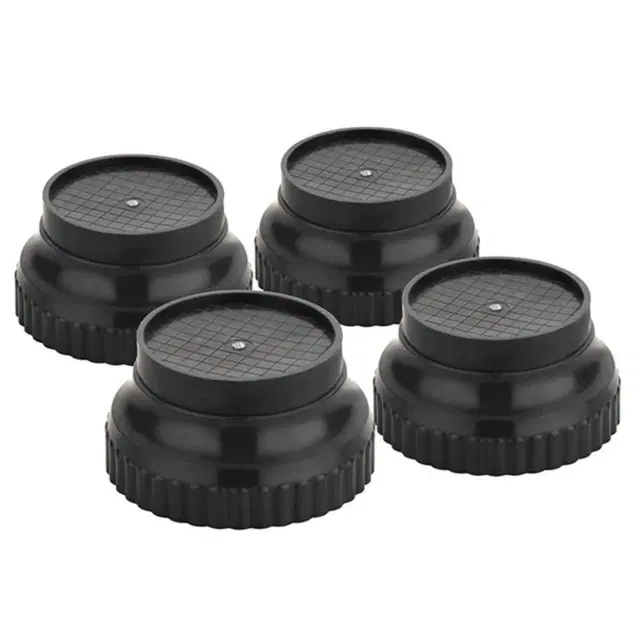 Enmora Multi-Purpose 4 Pieces Round Plastic Legs Foot And Stand for Refrigerator,Base Stand, Refrigerator Stand, Washing Machine Stand, Fridge Stand & Furniture Base Stand, Pack of 4