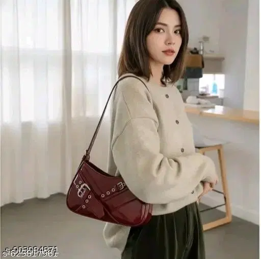 Brown Crossbody Bags & Sling Bags for Women (Brown, 1 Pc)