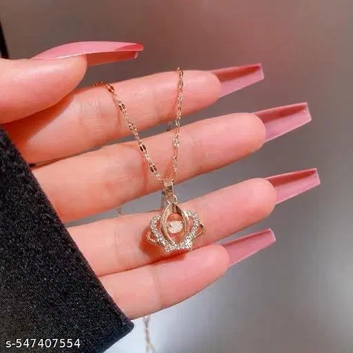 Rose Gold Cubic Zirconia Pendant